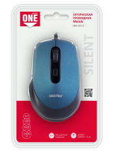 Мышь бесшумная Smartbuy 265 One 4кн 800-2400dpi синий (40)