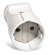 Штеп гнездо Smartbuy 10А б/з белый (40)