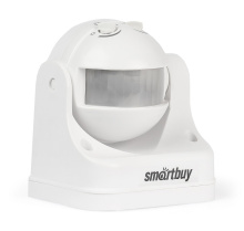Датчик движения настенный 1200Вт 180° 12м IP44 белый Smartbuy ms-009 (50)