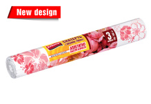 Скатерть ПЭ однораз 110х180см 3шт Пионы Ak Cuoco (30)