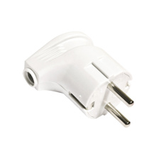 Вилка Универсал угловая с/з 16А белая (30/300)**