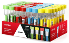 Св-к на солн бат Smartbuy 1LED 31см пластик (1/48)