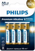 LR 6 Philips Premium  4xBL (48/144)