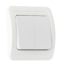 Выкл Smartbuy Марс белый 2кл (10/200)