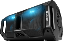 Колонка порт Bt Defender Rage 50Вт акк 4000мАч FM/MP3(microSD/USB)/AUX/TWS/EQ/LED/ПДУ чёрный (2)