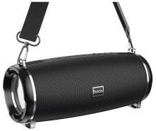 Колонка порт Bt Hoco HC2 10Вт акк 2400мАч FM/MP3(microSD/USB)/AUX/TWS/LED чёрный (1/5/30)