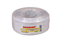 Провод ШТЛП-4 тлф плоский белый (100/1000)