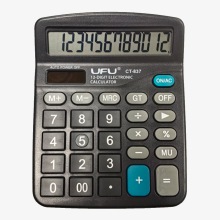 Калькулятор настольный CT-837 12разр 2-е пит 12х15см