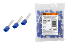 Наконечник штыр втул изол двойной  0.75мм²-10 TDM НШвИ(2) 100шт (30)