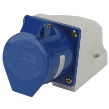 Розетка стац 123 2Р+РЕ 32А 220В IP44 Эра (10)