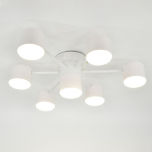 Люстра потолоч  7хGX53 Стеллар Белая 550х135мм General