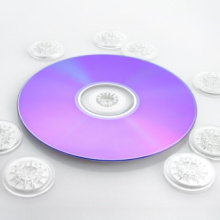 С/кл. держ-ль диска (клипса) прозр. А-МЕДИА (100) *