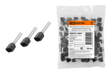 Наконечник штыр втул изол двойной  1.5мм²-12 TDM НШвИ(2) 100шт (20)