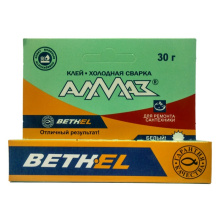 Алмаз Холодная сварка 30гр Сантехника (1хBl)(90)