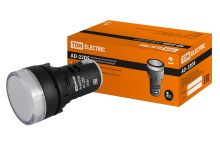 Лампа инд TDM AD-22DS(LED) белый 220В (10)