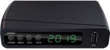 Ресивер Perfeo Stream DVB-T2/C LCD 2USB HDMI RCA Wi-Fi IPTV (40) (РНПТ)
