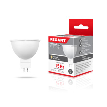 Лампа диод MR16 GU5.3  9.5Вт 2700К 760Лм Rexant (10/100)