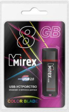 Флэш-диск Mirex  8GB Knight черный