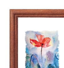 Рамка дерево 35x50 1701 светлый орех Зебра (10)