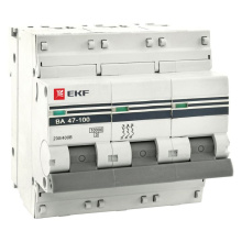 Выкл авт 3P 125A 10кА C EKF ВА47-100 (4)