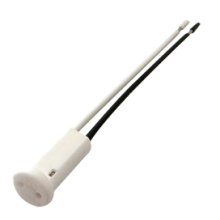 Патрон G4 керамич торц круглый 2x8см Ecola (50)