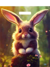 Пакет ПВД с вырубной ручкой 38х45 60мкм Кроля (50)