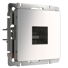 Розетка Werkel RJ45 гл никель (10)