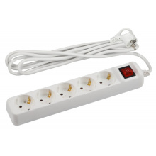 Удл 5гн  5м с/з выкл ПВС 3500Вт 3x1.5мм² Эра