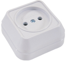 Роз. Makel накладная 1-ая б/з белый (10)