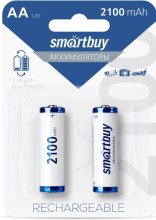 Акк NiMh R 6 2100мАч SmartBuy 2xBL (24/240)