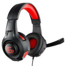 Гарнитура полнораз игровая Gembird G210 1.8м чёрный/красный (20)