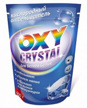 Отбеливатель Oxy Crystal 600гр кислородный д/белого белья Selena ХБК (8/16)