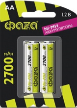 Акк NiMh R 6 2700мАч Фаzа 2xBL (20)