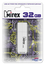 Флэш-диск Mirex 32GB Line белый