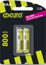 Акк NiMh R 3  800мАч Фаzа 2xBL (20)