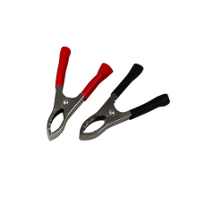 Зажим "крокодил"  30А 75мм (2шт/уп) красный+черн Proconnect (20)