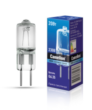 Лампа гал JD G6.35 220В 20Вт капсула Camelion (100)