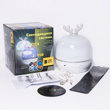 Светодиодная система B52 "FANTASY MOOSE" (ночник + 6 проекций) 1Вт 5В/220В/ААА*4шт (не в комплекте)