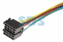 Разъемы для автомагнитол «Евро» ISO сдвоенное гнездо акустика+питание Rexant (10)