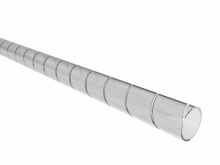 Лента спиральная монтажная пластиковая D 6мм 2м прозрачный Rexant SWB-06 (250)