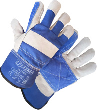 Перчатки Зимние спилок+полиэстер с полиэфирным утеплителем Ultima р.10 (10/100)
