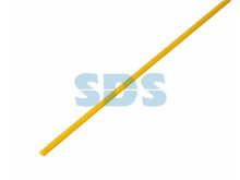 Трубка термоусадочная ТУТнг 3/1.5мм желтый 1м Rexant (50)