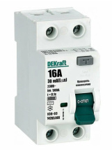 УЗО 2P 16A 30мА 6кА АС DEKraft УЗО-03 (6)