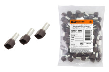 Наконечник штыр втул изол двойной 10мм²-14 TDM НШвИ(2) 100шт (4)