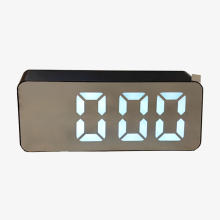 Часы зеркальные 3821-3 белый USB