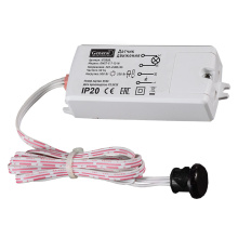 Датчик движ ИК мебельный 200Вт 7-12см встраиваемый General 