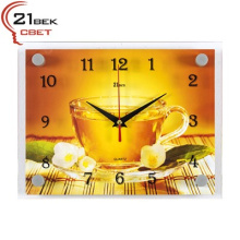 Часы настенные стекло 20*26 Чашечка чая (1/10)