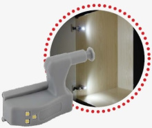 Фон светильник Эра SB-401 3LED 1хA23 на петлю в шкаф, дат освещ (10)