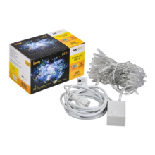 Гирлянда уличная IEK 100LED 10м 3000К прозр. шнур мерц. IP44 (30)