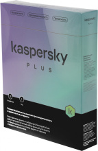 Антивирус Kaspersky Plus + Who Calls 3 устройства 1 год Base Box (20)